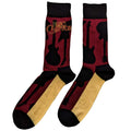Red-Beige-Black - Back - Eric Clapton Unisex Adult Guitar Socks