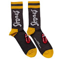 Black-Yellow - Front - The Rolling Stones Unisex Adult No Filter Socks