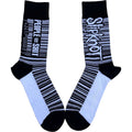 Black-Blue - Front - Slipknot Unisex Adult Barcode Socks