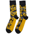 Black-Yellow-Grey - Front - Wu-Tang Clan Unisex Adult Logo Socks