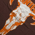 Brown-Orange - Back - Pantera Unisex Adult Skull Raglan T-Shirt