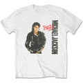 White - Front - Michael Jackson Unisex Adult Thriller Suit Cotton T-Shirt