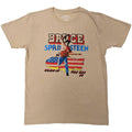 Sand - Front - Bruce Springsteen Unisex Adult Born In The USA ´85 T-Shirt