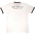 White - Back - Bruce Springsteen Unisex Adult New York T-Shirt