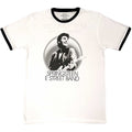 White - Front - Bruce Springsteen Unisex Adult New York T-Shirt