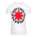 White - Front - Red Hot Chilli Peppers Unisex Adult Asterisk T-Shirt