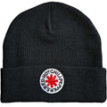 Black - Front - Red Hot Chilli Peppers Unisex Adult Classic Asterisk Beanie