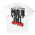 White - Back - Eric B. & Rakim Unisex Adult Pump Up The Volume Back Print T-Shirt
