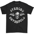 Black - Front - Avenged Sevenfold Unisex Adult Classic Death Bat Cotton T-Shirt
