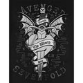 Black - Side - Avenged Sevenfold Unisex Adult Cloak & Dagger Cotton T-Shirt