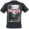 Black - Front - Tupac Shakur Unisex Adult All Eyez On Me Cotton T-Shirt