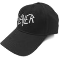 Black-Sonic Silver - Front - Slayer Unisex Adult Logo Baseball Cap