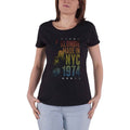 Black - Front - Blondie Womens-Ladies Made In NYC T-Shirt