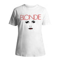 White - Front - Blondie Unisex Adult Face T-Shirt