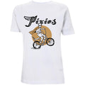 White - Front - Pixies Unisex Adult Tony Cotton T-Shirt