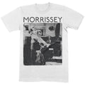 White - Front - Morrissey Unisex Adult Barber Shop Cotton T-Shirt