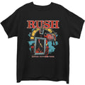 Black - Front - Rush Unisex Adult Moving Pictures Cotton T-Shirt