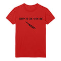 Red - Front - Queens Of The Stone Age Unisex Adult Deaf Songs Cotton T-Shirt