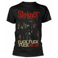 Black - Front - Slipknot Unisex Adult Fuck Me Up Back Print T-Shirt