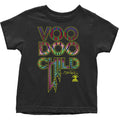 Black - Front - Jimi Hendrix Childrens-Kids Voodoo Child Cotton T-Shirt