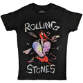 Black - Front - The Rolling Stones Unisex Adult Hackney Diamonds Heart T-Shirt
