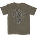 Dust - Front - Gojira Unisex Adult Fortitude Heart Cotton T-Shirt