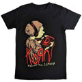 Black - Front - Korn Unisex Adult Follow The Leader Back Print Cotton T-Shirt
