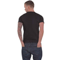Black - Back - The Cult Unisex Adult Outline Cotton Logo T-Shirt