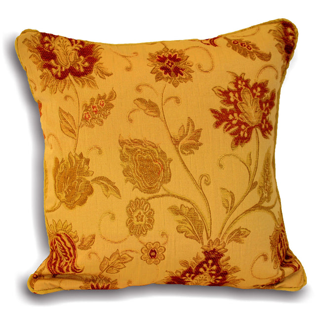 Gold - Front - Riva Home Zurich Cushion Cover