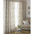 Natural - Front - Riva Home Rosemoor Eyelet Curtains