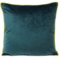 Teal-Yellow - Front - Paoletti Meridian Cushion Cover