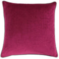 Cranberry-Mocha - Front - Paoletti Meridian Cushion Cover