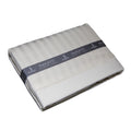 Cream - Front - Riva Home Eton Satin Stripe Pillow case
