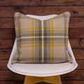 Ochre Yellow - Back - Riva Home Aviemore Tartan Check Cushion Cover