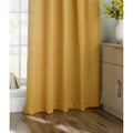 Ochre Yellow - Side - Furn Harrison Pencil Pleat Faux Wool Curtains (Pair)