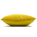 Ceylon Yellow - Side - Riva Home Munich Reversible Corduroy Cushion Cover