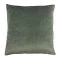Silver - Back - Furn Flicker Tiered Fringe Cushion Cover