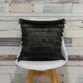Graphite - Lifestyle - Furn Flicker Tiered Fringe Cushion Cover