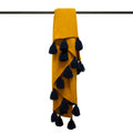 Gold-Navy - Front - Furn Romily Throw Blanket
