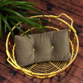 Grey - Back - Paoletti Pineapple Filled Cushion