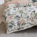 Multicoloured - Back - Linen House Luana Quilted Duvet Cover Set