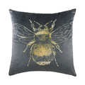 Grey - Front - Evans Lichfield Bee Cushion Cover