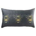 Grey - Back - Evans Lichfield Bee Cushion Cover