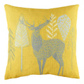 Ochre Yellow - Front - Riva Home Hulder Stag Cushion Cover