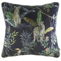 Petrol - Front - Evans Lichfield Jungle Leopard Cushion Cover