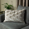 Ivory-Taupe - Back - Paoletti Delano Cushion Cover