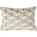 Ivory-Taupe - Front - Paoletti Delano Cushion Cover