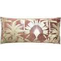 Rose - Front - Paoletti Malaysian Palm Foil Printed Cushion Cover