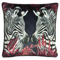 Black-White-Pink - Front - Evans Lichfield Zinara Zebra Cushion Cover