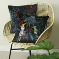 Multicoloured - Back - Evans Lichfield Zinara Bird Cushion Cover